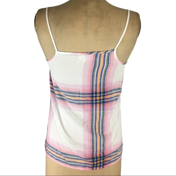 3/$30 Lou & Grey Pastel Plaid Lightweight Tank Top Size XS - Picture 5 of 9